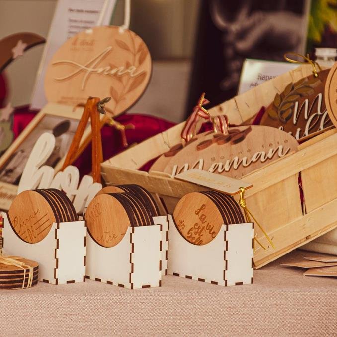 LA FABRIQUE D'UN BEAU JOUR Objets décos sur bois - CHARLY SUR MARNE